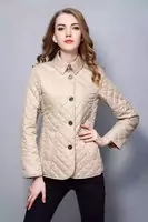 burberry jacket en tissu matelassee classi gray